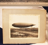 Original Mounted Photograph of HM Airship Parseval PL18 In 1913