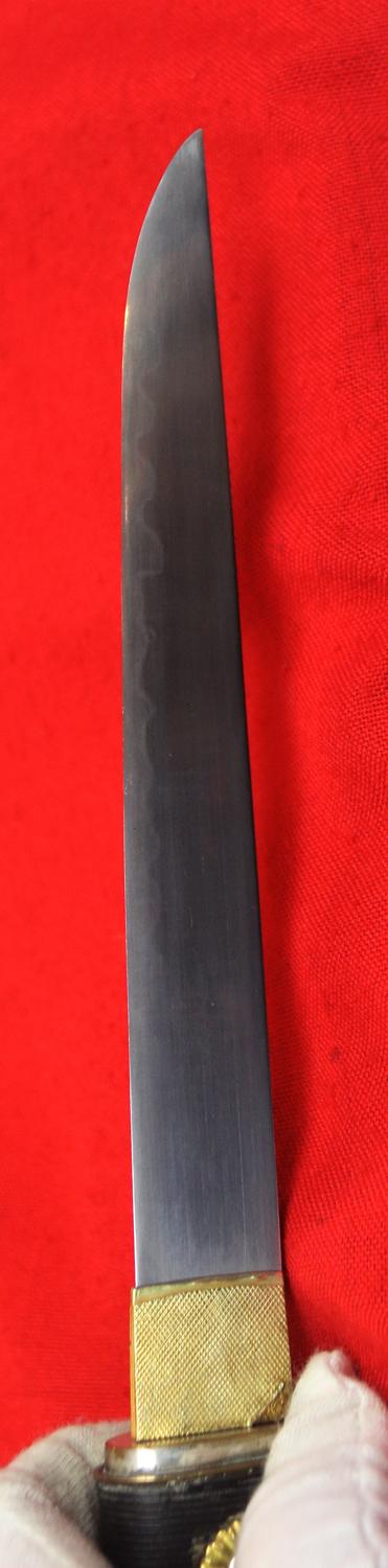 A Fine Japanese Shinto Aikuchi Tanto, Made Over 240 to 300 Years Ago, During the Edo Period, With Old Edo Silvered Fittings & A Very Fine And Beautiful Blade