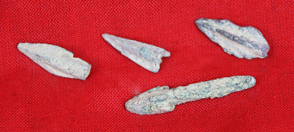 Reserved An Original Greek Set of Four Arrowheads From Alexander The Great's 334BC Battle Of the Granicus River Against the Might of the Persian Empire. Resulting in His Conquest of Asia Minor. Acquired on A grand Tour in 1820