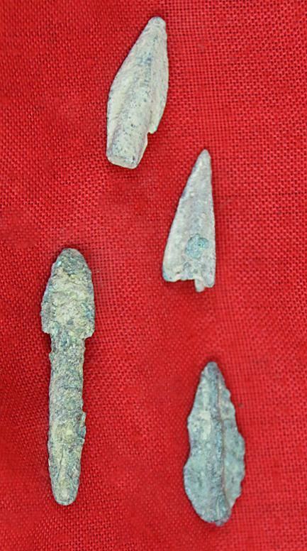 Reserved An Original Greek Set of Four Arrowheads From Alexander The Great's 334BC Battle Of the Granicus River Against the Might of the Persian Empire. Resulting in His Conquest of Asia Minor. Acquired on A grand Tour in 1820