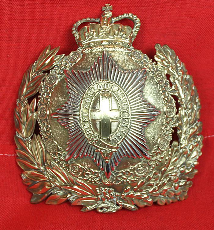 A Stunning Original Horseguards, Life Guards and Blues And Royals, Other Ranks Pattern Helmet Plate, Order of the Garter Badge Star
