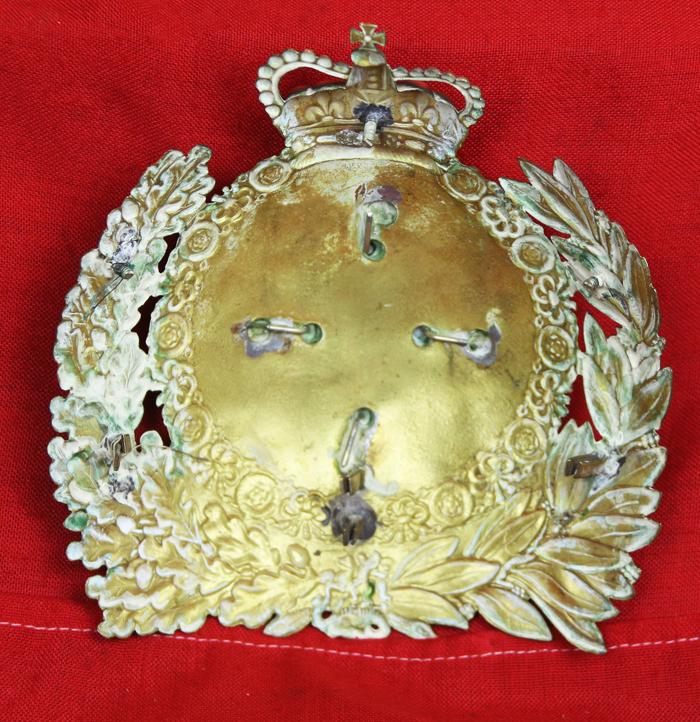 A Stunning Original Horseguards, Life Guards and Blues And Royals, Other Ranks Pattern Helmet Plate, Order of the Garter Badge Star