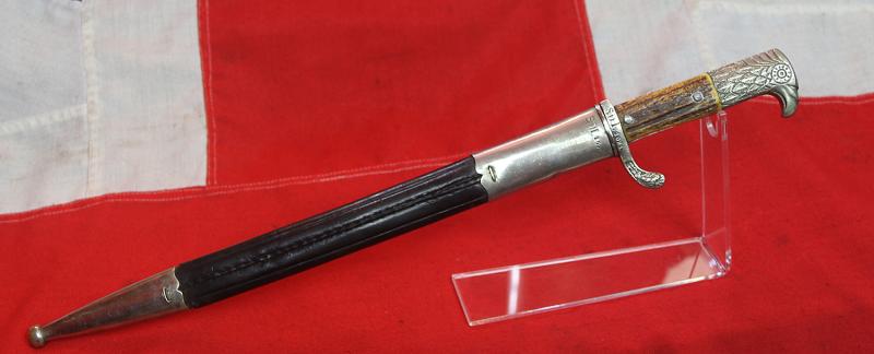A Very Fine, Section Marked, S.D., WW2 German Polizei Dagger. by Holler. One of Two Polizei Daggers Just Arrived But Sold Seperately.