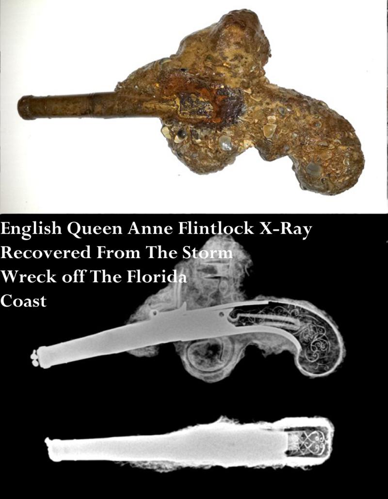 A Sublime 'Queen Anne', Circa 1720, Cannon Barrel Flintlock Holster Pistol of Sidelock Action, With Solid Silver Mounts Including a Silver, Maned Lion Head Butt Cap, and Silver Dragon Sideplate