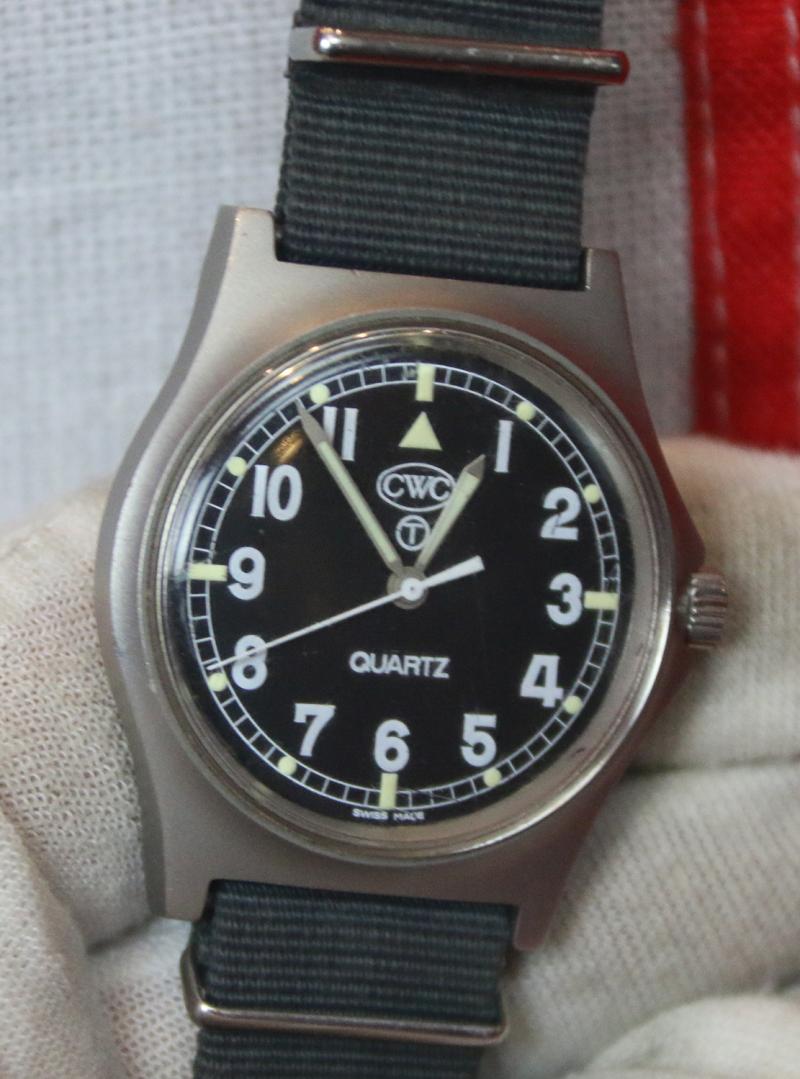 British Army CWC W10 Watch. Formerly From A British Tank Regiment, 'Tanker' Serviceman. Excellent Quality Service Issue Timepiece, Iraq War Era Issue
