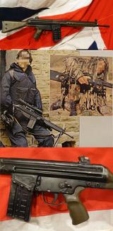 A Very Good Deactivated Heckler & Koch G3 Assault Rifle. 1990's SAS Type Use