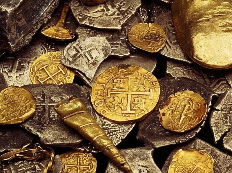 An Exceptional And Rare, Late-Renaissance, 1500's to Early 1600's, Nuremberg, Iron, Strongbox or Ship's Treasure Chest, With its Original Key. Used Aboard Galleons To Store The Ship's Bullion or Treasure