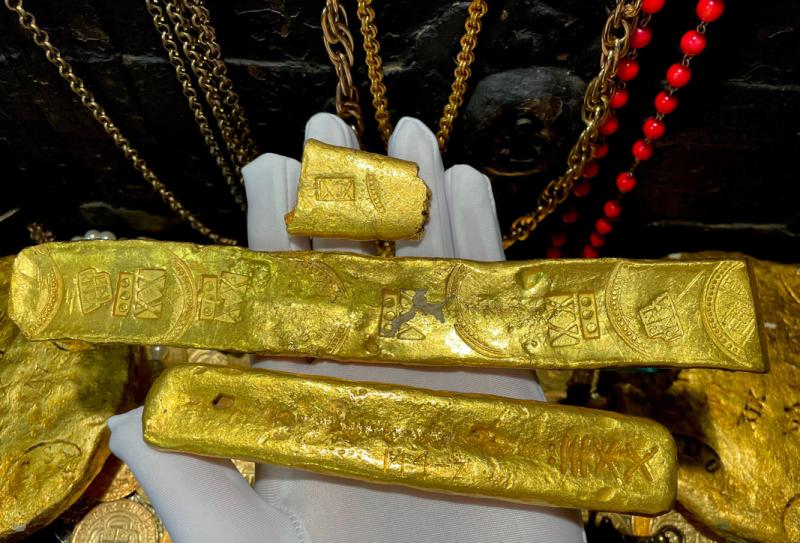 An Exceptional And Rare, Late-Renaissance, 1500's to Early 1600's, Nuremberg, Iron, Strongbox or Ship's Treasure Chest, With its Original Key. Used Aboard Galleons To Store The Ship's Bullion or Treasure