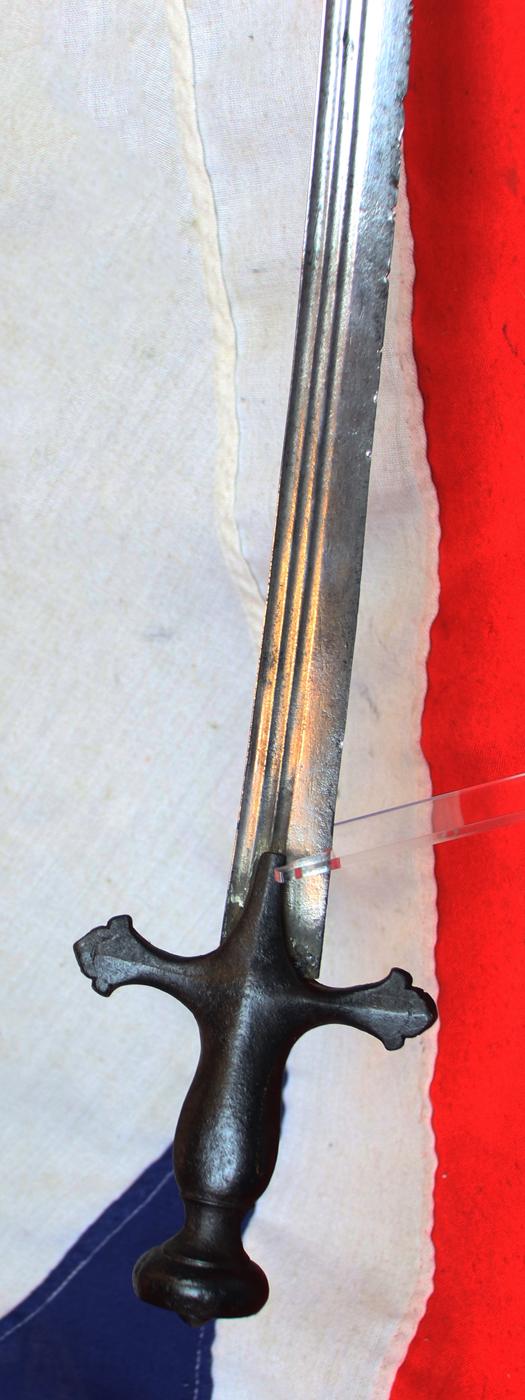 Historical 17th-18th Century Indian Tulwar Sword From the Siege and Relief Of Lucknow. Battle Trophy of Irish Captain Of the 32nd Foot, Capt. H.G.Browne From a Collection Swords From The Battles & Defence. Sword With Dozens Of Hand To Hand Combat Cuts