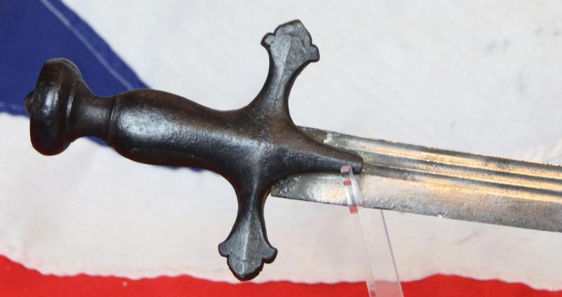 Historical 17th-18th Century Indian Tulwar Sword From the Siege and Relief Of Lucknow. Battle Trophy of Irish Captain Of the 32nd Foot, Capt. H.G.Browne From a Collection Swords From The Battles & Defence. Sword With Dozens Of Hand To Hand Combat Cuts