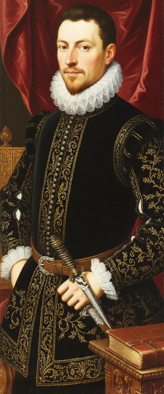 Italian Hunting Dagger, Republic of Genoa, Ligurian 17th - 18th Century. Spiral Twist Carved Multi Coloured Horn with Silver Inserts. Blade with Baluster Shaped Forte Of A Finely Engraved Ricasso, Two Symmetrical Edges To The Tip.