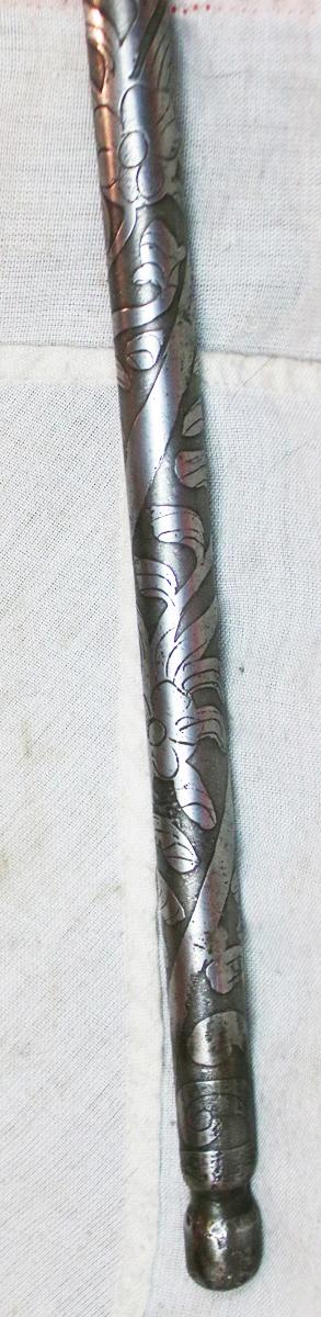 A Fine Antique Indo-Persian Ceromonial 'Mace of Rostam' the Bull's Head Mace