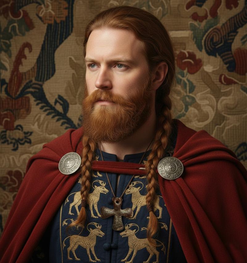 A Most Rare Original Anglo Saxon Bronze Crucifix Pendant Around 1000 to 1300 Years Old. One Side Engraved With Stylized Palm Tree Fronds. From Stamford Bridge Region Excavated in 1820