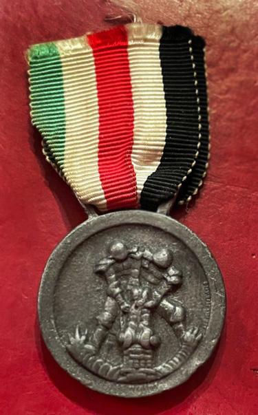Germany - Third Reich: Italo-German African Campaign Medal in Zinc Italo-German Operations in North Africa 1942 1943 by De Marchis & Lorioli