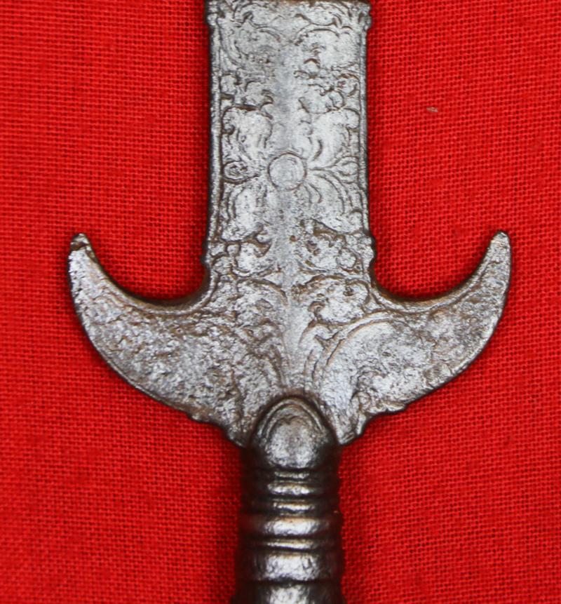 A Superb, French, Superior Officer's Spontoon From The Battle of Minden, August 1st 1759 One Of The Great Victorious Battles Of The Anglo French 7 Years War. The Major Victory for The Allied Anglo-Hanoverian Forces Against The French of King Louis XVth