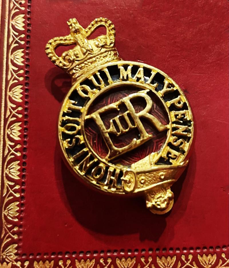 A Fabulous 1953 Pattern Original Headdress Badge For Officers of