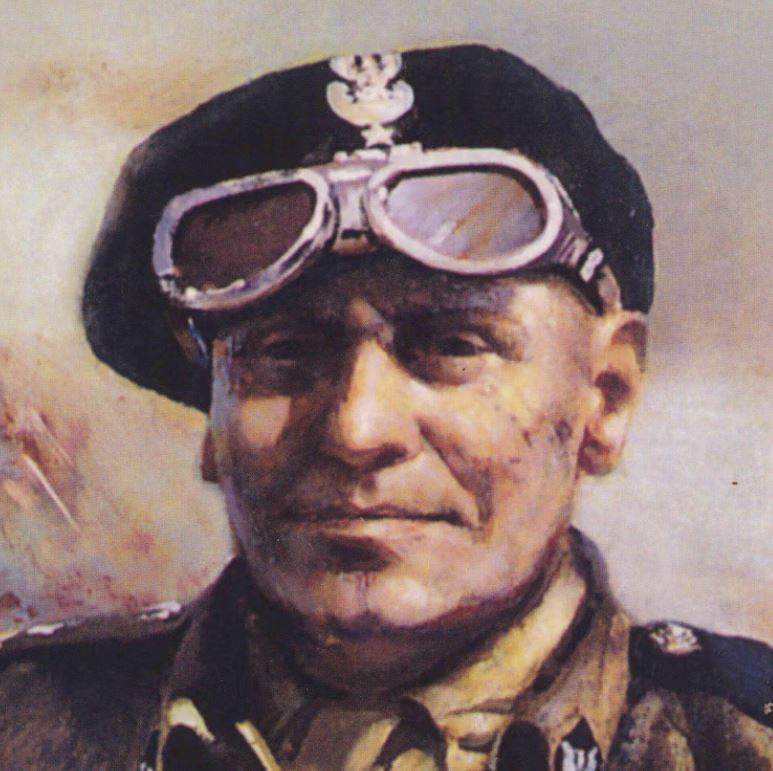 Original, 1939 Pattern WW2 Free Polish Forces (Army In Exile) Beret Side Cap Badge. Cast With Threaded Stem Mount