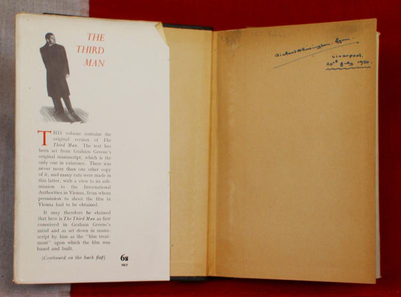 1st Edition Hardback. The Third Man and The Fallen Idol by Graham Greene Publisher Heinemann. Frequently Voted As One of The Greatest Films of All Time.