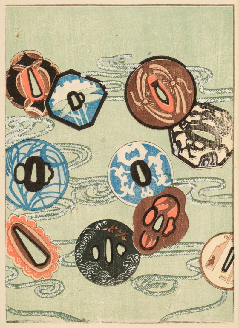 A Superb Edo Period Umetada Tsuba Signed Yamashiro kuni ju Umetada Shigenari, From the Umetada Line Of Tsuba Makers of Yamashiro. Of A Carved Takebori Kitsune {Fox} Going To The Kitsune no Yomeiri {The Foxe's Wedding}