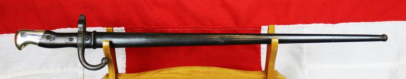 A Superb Near Mint French Gras Rifle Sword Bayonet. 450,000 Rifles and These Bayonets Were Sold To Russia For WW1 Eastern Front and Used In The Russian Revolution By The Bolshevik Red Guards & the Imperial White Russians From 1918-1921