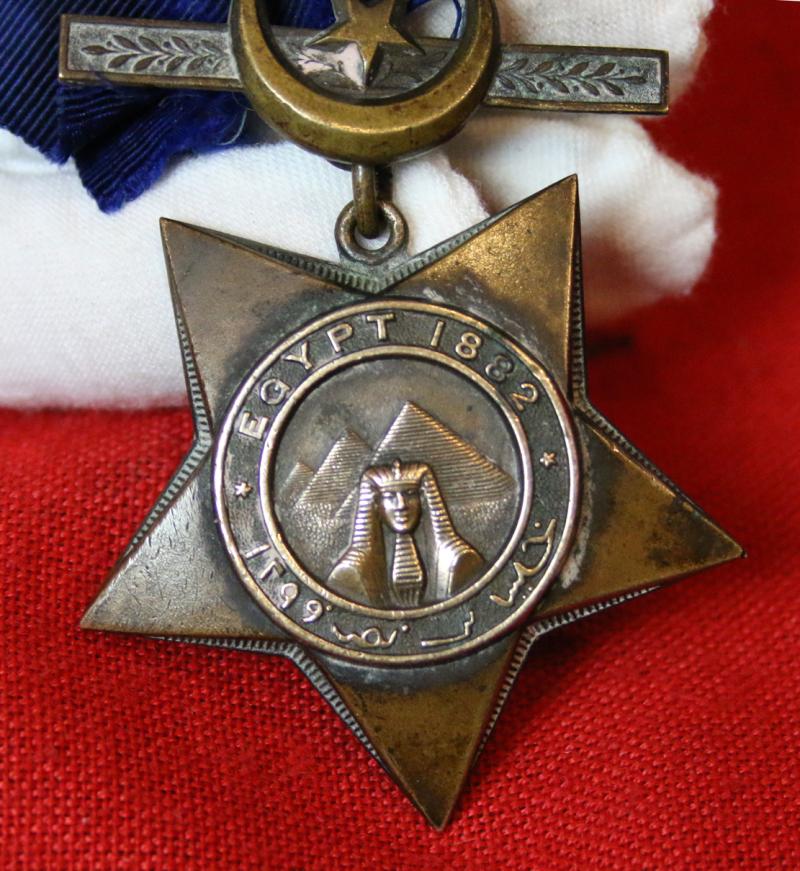 Pair Of Medals From the 1882 Tel-el-Kabir Campaign. Awarded To An Officer of The Royal Fusiliers