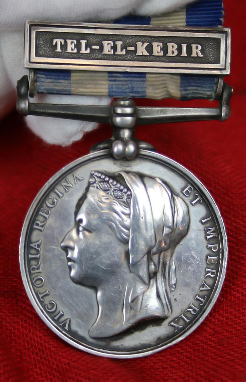 Pair Of Medals From the 1882 Tel-el-Kabir Campaign. Awarded To An Officer of The Royal Fusiliers