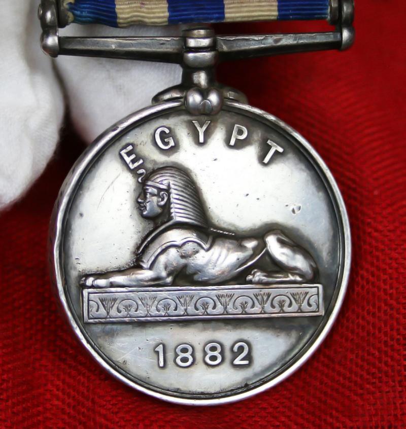 Pair Of Medals From the 1882 Tel-el-Kabir Campaign. Awarded To An Officer of The Royal Fusiliers