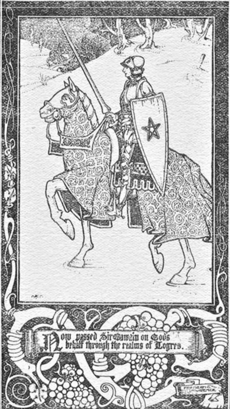 Original & Rare Ancient 1300’s Mystical Pentagram Bronze Knightly Ring, From The Wars in France At Poitiers And Crecy, & The Time of The Poem Sir Gawain & The Green Knight. The Pentangle Symbolised The Power To Ward Off Demons