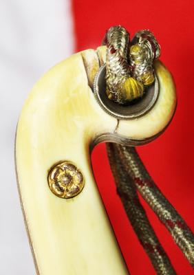 A Victorian, Crimean War, Indian Mutiny & Zulu War Service 1831 Pattern General Officer's Sword Mamaluke With Original Near Mint Mercurial Gilt Hilt & Traditional, Brass Scabbard