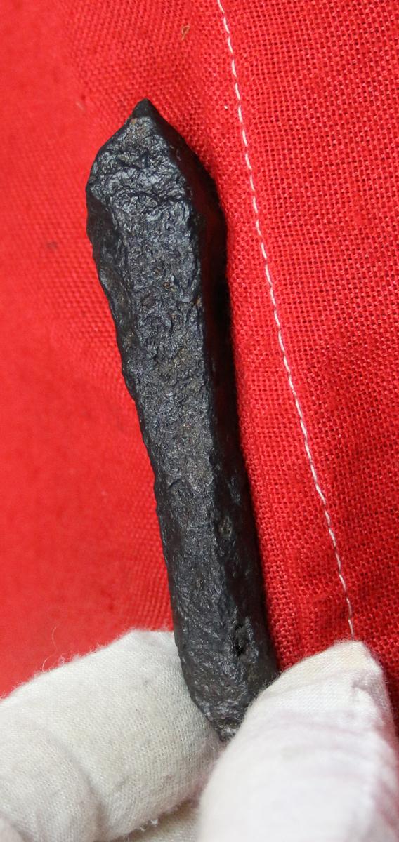 French Crossbowman’s Quarell Head, From a Crossbow Bolt, Fired At The English Longbowmen. From The Site of The Battle of Crecy. Recovered During a 'Grand Tour' Of the Area Of The Battle Site in the Early 1800's