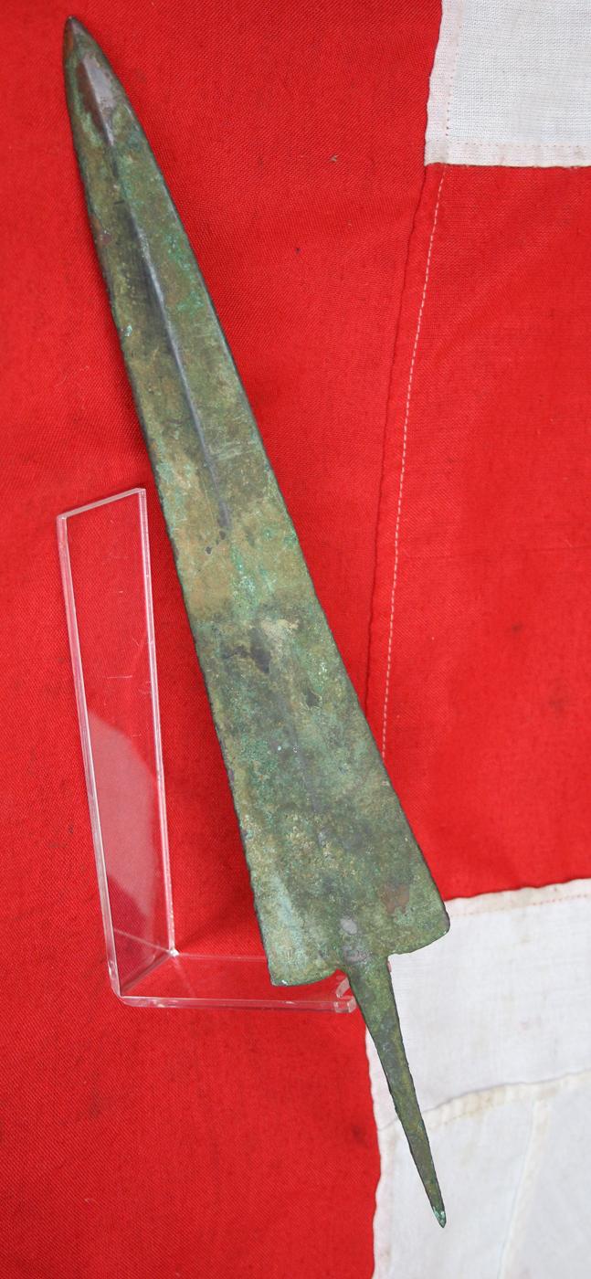 A Beautiful Bronze Age Short Sword From the Time Of the Siege of Troy & Used Into The Following Centuries During The Greco Persian Wars and The Spartans at Thermopylae
