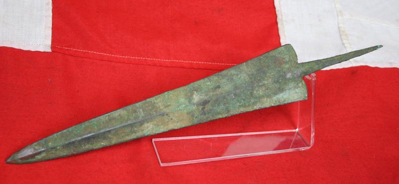A Beautiful Bronze Age Short Sword From the Time Of the Siege of Troy & Used Into The Following Centuries During The Greco Persian Wars and The Spartans at Thermopylae