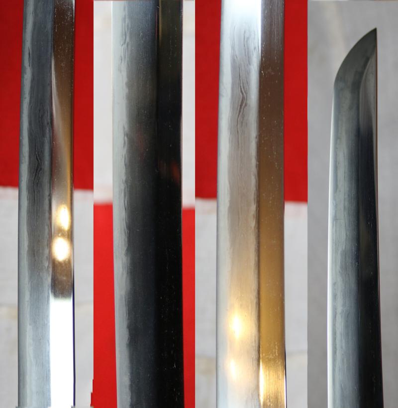 A Simply Stunning A Fabulous Original Antique Shinto Early Edo Period Chisa Katana. Wondrous Pure Gold and Shakudo Mounts Of The Tale of Momotarō, the Demon and The Monkey. Superbly Beautiful Blade Hamon and Hada Grain