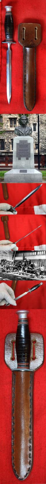 NOW SOLD An Incredibly Rare And Historical WW2 British SOE Special Operation Executive Agents ‘Assassination’ Sleeve Stiletto Dagger. Used In The Special Forces Mission During The Italian Campaign and The Invasion of Sicily