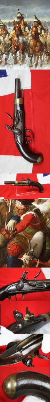 An Original, French, Napoleonic Year 13 Modele, & Dated 1809 French Cuirassier Flintlock Line Cavalry Pistol, Manufacture Imperial St Etienne. Manufactured For Napoleon's Grande Armee