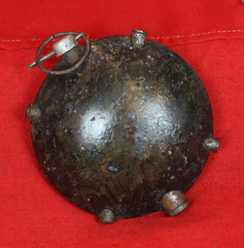 An Incredible & Rare To Find In This Condition Souvenir From The Trench Warfare of the Great War. A Very Good German WW1 1915 Discus Grenade, Discushandgranate An Improved 1913 Type