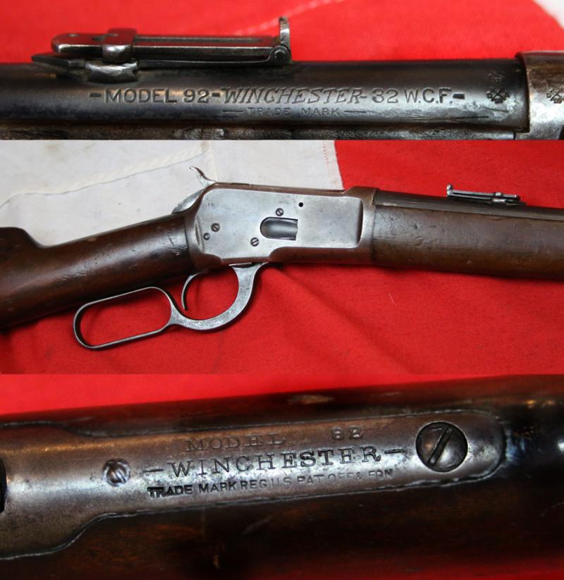 A Superb, Original, Antique 'Wild West' Period Winchester Cavalry Carbine. The Favourite Repeating Rifle of President Theodore 'Teddy' Roosevelt and Cowboy Movie Star John Wayne. Probably The Most Iconic Rifle In the World