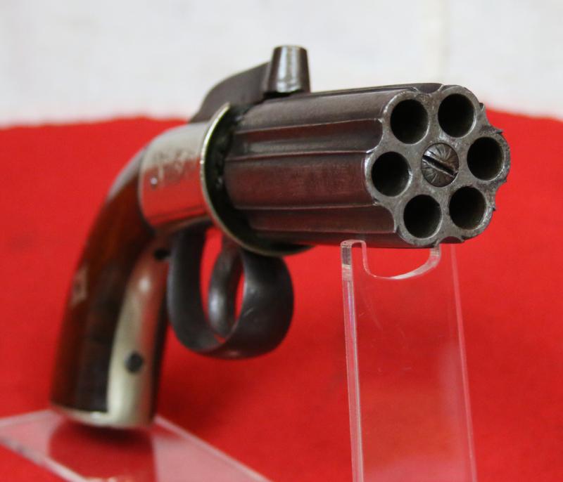 A Remarkable, Beautiful Fine Condition and Rare Six Barrel Revolver Pistols, Circa 1835, by Fine English Maker Egg of London. One Of The Most Beautiful Examples We Have Seen In Many Years