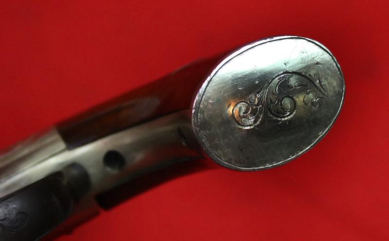 A Remarkable, Beautiful Fine Condition and Rare Six Barrel Revolver Pistols, Circa 1835, by Fine English Maker Egg of London. One Of The Most Beautiful Examples We Have Seen In Many Years