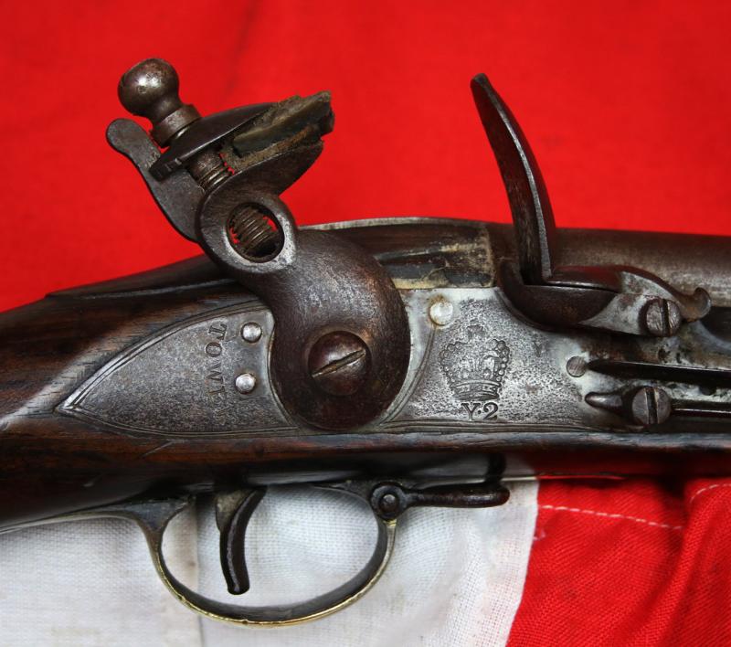 A, Original Napoleonic Wars ‘Tower of London’ Brown Bess Musket. Third Pattern, Napoleonic Wars Issue. 39 inch Barrel Regulation Lock, Stock, Mounts and Fittings. Circa 1808 With Ring Necked Cock