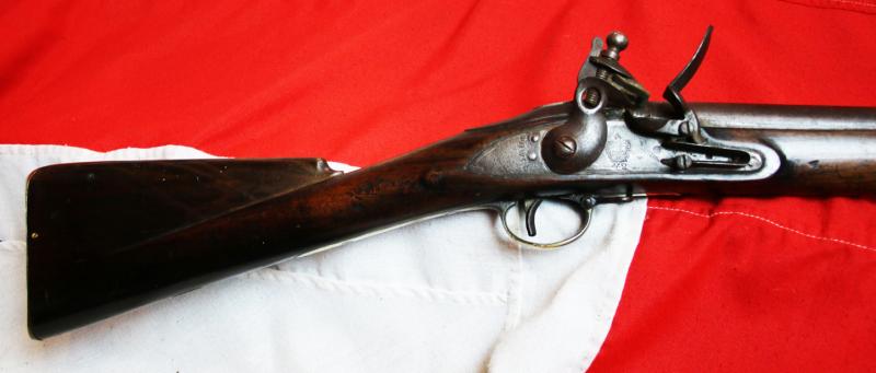 A, Original Napoleonic Wars ‘Tower of London’ Brown Bess Musket. Third Pattern, Napoleonic Wars Issue. 39 inch Barrel Regulation Lock, Stock, Mounts and Fittings. Circa 1808 With Ring Necked Cock