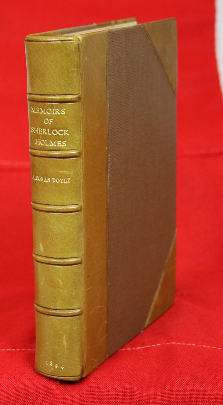 A Superb Leather Bound Volume of Sir Arthur Conan Doyle's, - The Memoirs of Sherlock Holmes. Leather Bound, Ist
