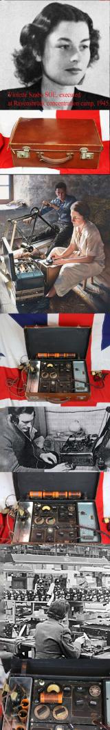 Fabulous & Incredibly Rare Museum Piece. An Original WW2 SOE {Special Operations Executive} Secret Espionage Agent's Suitcase Radio Transmitter & Reciever Of An SOE Agent {Male Or Female} of the 'Secret Army', Used In Occupied German Territory 1942-45