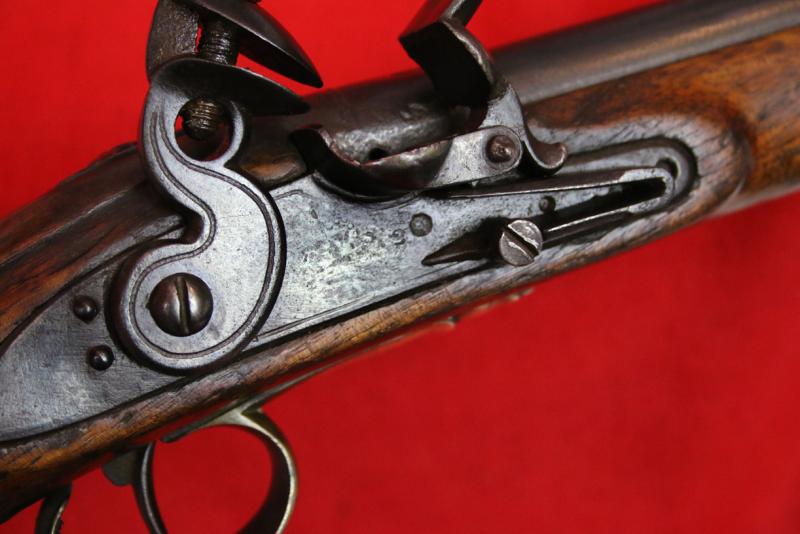 An 1801 Pattern, Tower of London, Royal Navy Issue, Long ‘Sea Service Pistol’, Tower of London GR Crown Lock, Fine Stock & 'Skull Crusher' Butt Cap, From The Battle Of Trafalgar Historic Nelson Period, Stock Dated 1803