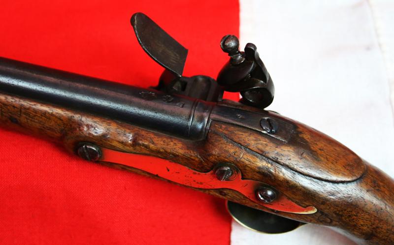 An 1801 Pattern, Tower of London, Royal Navy Issue, Long ‘Sea Service Pistol’, Tower of London GR Crown Lock, Fine Stock & 'Skull Crusher' Butt Cap, From The Battle Of Trafalgar Historic Nelson Period, Stock Dated 1803