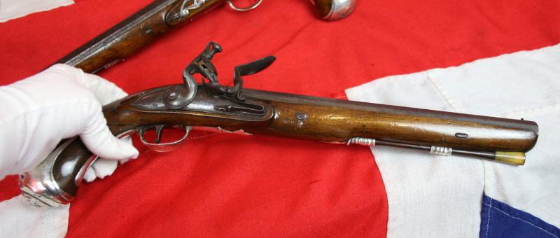 A Magnificent Pair of 18th Century London, Silver Mounted Long Holster Pistols Circa 1720, By George Halfhide of The Minories London. Elected Master of the London Gunmakers Company in 1736