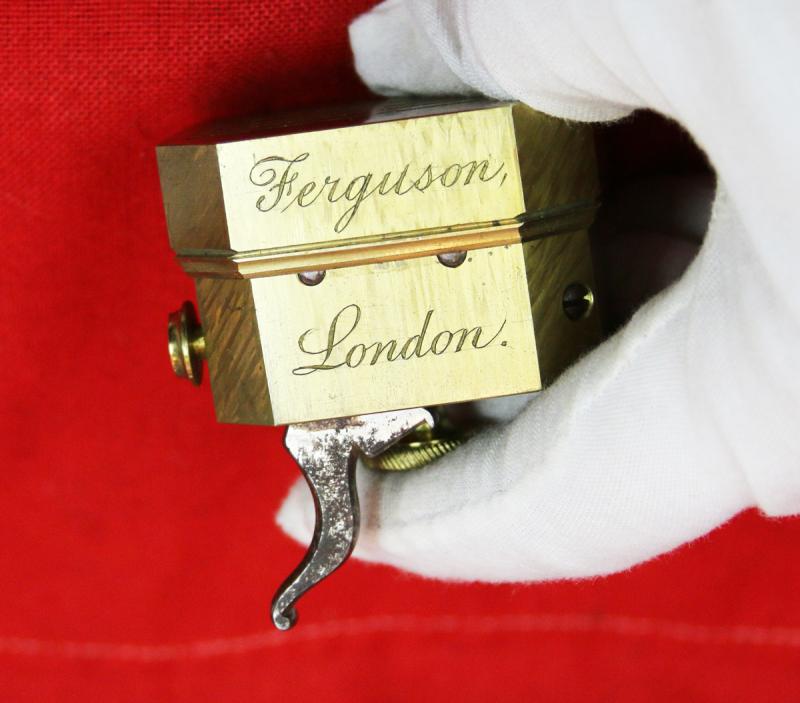 A Superb & Most Scarce King George IIIrd Period Therapeutic Phlebotomy Mechanical Instrument, A Scarifyer Of Superb Quality by Ferguson of London. A Pistol Action To Instantaneously Release & Retract 12 Rotating Blades to Slice The Skin For Blood Letting