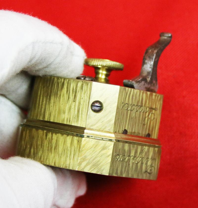 A Superb & Most Scarce King George IIIrd Period Therapeutic Phlebotomy Mechanical Instrument, A Scarifyer Of Superb Quality by Ferguson of London. A Pistol Action To Instantaneously Release & Retract 12 Rotating Blades to Slice The Skin For Blood Letting