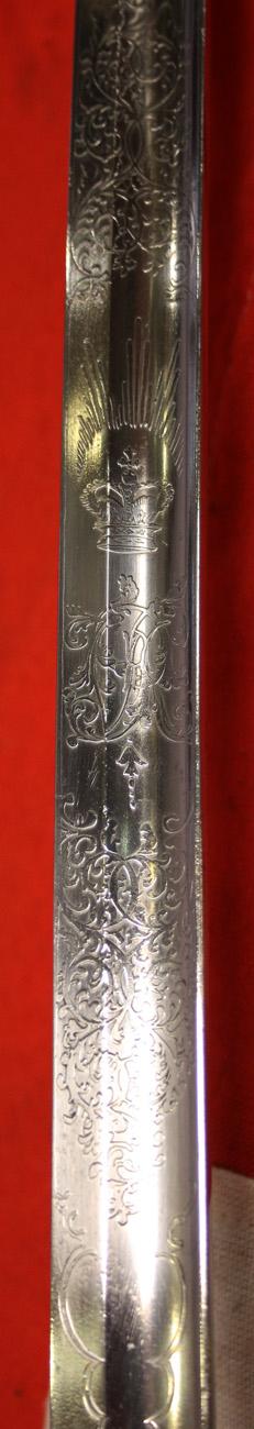 A Beautiful and Good Example, of An Original, Zulu War Sabre, An 1822/45 Pattern British Infantry Officer's Sword, of Field Rank, For Majors & Above, With Gothic Hilt and Queen Victoria's Cypher