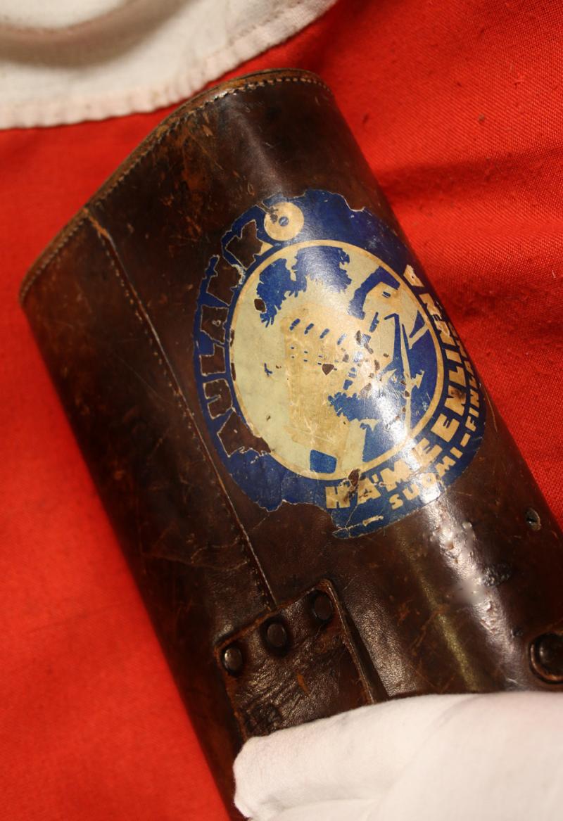 A Pair of Super & Historical 'Doppelfernrohr', WW2 Third Reich Binoculars Very Scarce SS Panzer Commander's Type 10 x 50 Binoculars. Third Reich Maker Code 'bmj' for Hensoldt & Sohne. In Its Original, Bespoke, Military Leather Carrying Case
